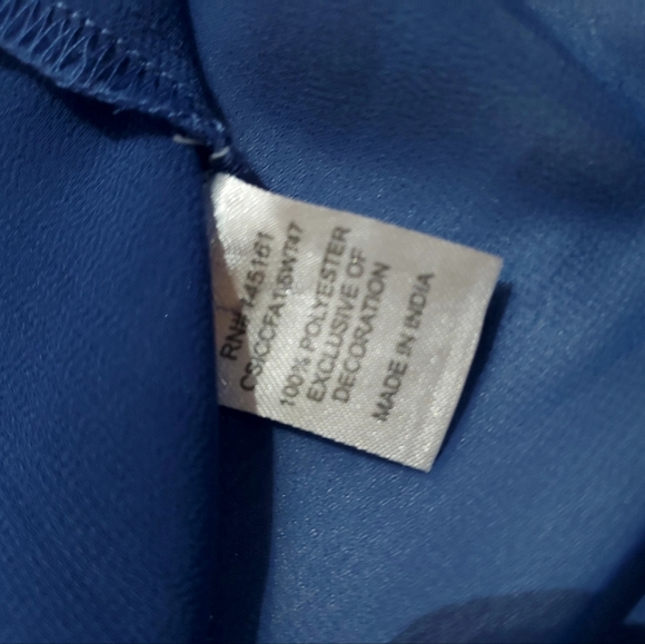 Charming Charlie Boho Sheer Blouse, size M - Picture 3 of 4